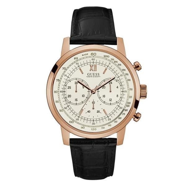 Klocka - GUESS - W0916G2 - Quartz - Analog - Guld - Herr