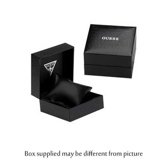 Klocka - GUESS - Grace - 38mm - Brunt läder - Vit urtavla - Kvarts