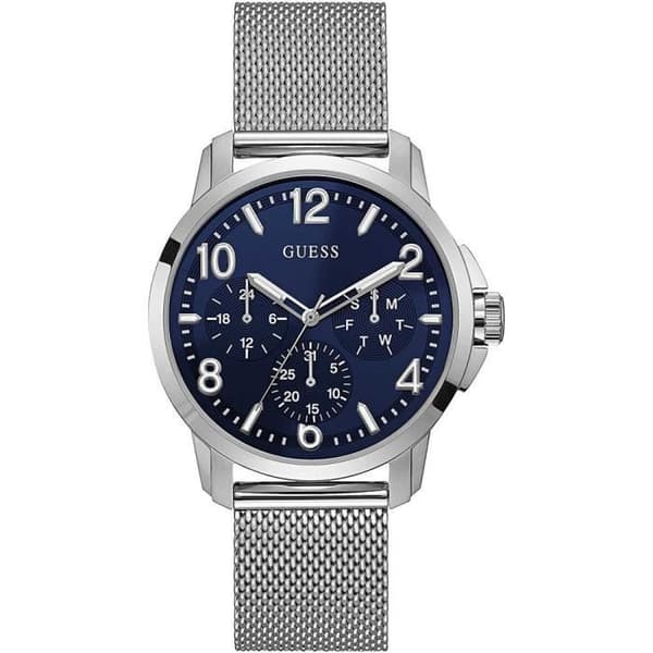 Klocka - GUESS - W1040G1 - Herr - 42mm - Rostfritt stål - Kvarts