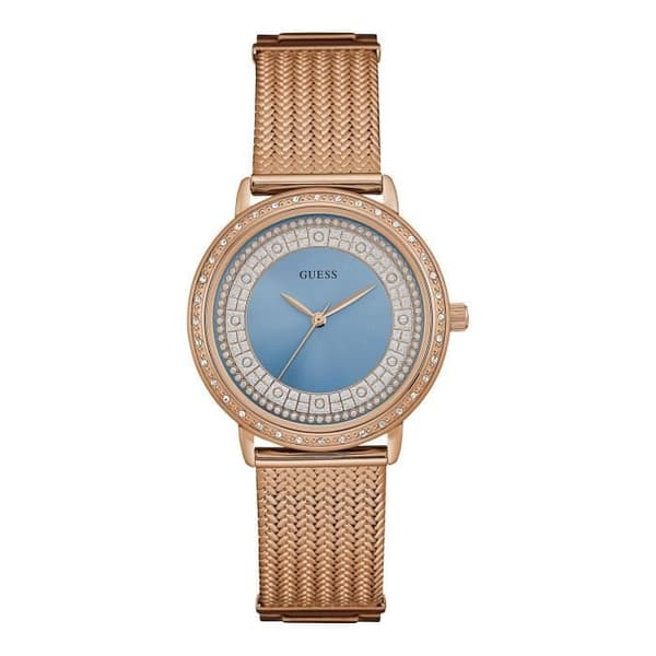 Damklocka - Guess - W0836L1 - Rose Gold - Quartz - Analog - Rostfritt stål