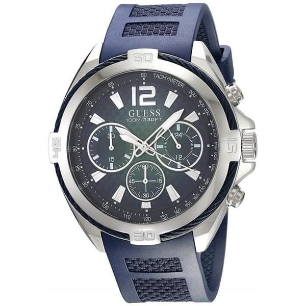 Klocka - GUESS - W1168G1 - Quartz - 44mm - Blå - Herr