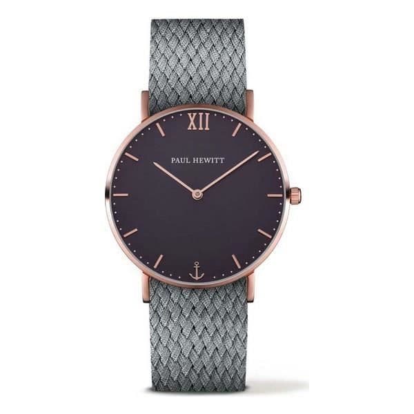 Klocka - Paul Hewitt - PH-SA-R-ST-B-18S - Ø 39 mm - Kvarts - Nylon Blå/Rosa