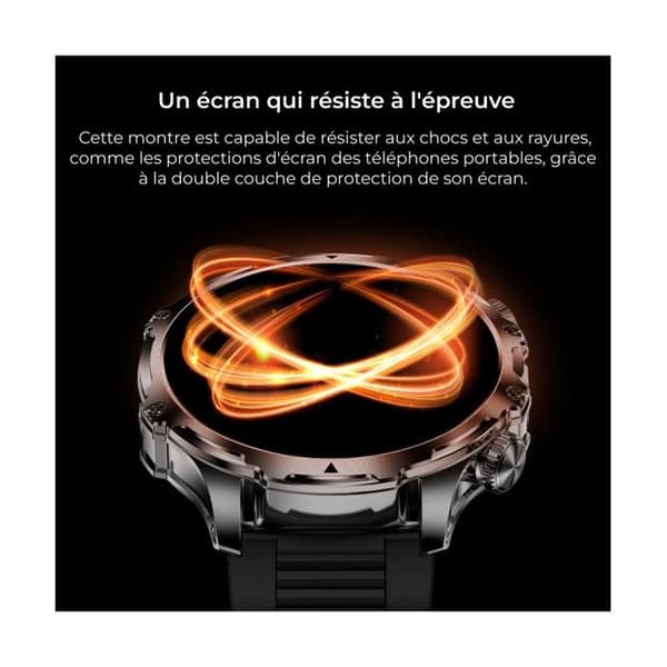Ksix Venture Black - Smartwatch Xxl 1.85"