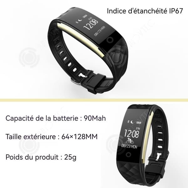 INN Smartwatch 25g 90mAh Batterikapacitet Vattentålighet IP67 Fotografering med fjärrkontroll Rörelsedetektering