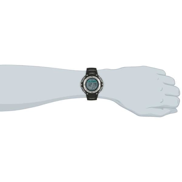 CASIO - SGW-100-1V - Sport - Herrklocka - Quartz Digital - LCD Urtavla - Svart hartsband