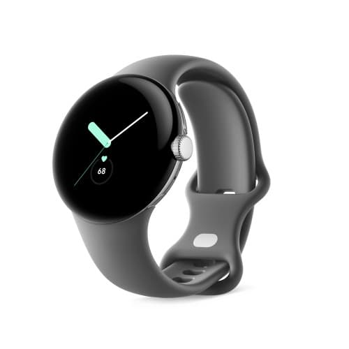 Google Pixel Watch AMOLED 41 mm Digital Silver Wi-Fi GPS