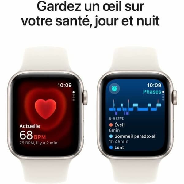 Smartklocka Apple Apple Watch SE GPS + Cellular starlight 44 mm 1,78" Ø 44 mm