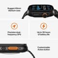 Miniatyrbillede 3 af 6: Smartwatch Apple Apple Watch Ultra 2 Sort 49 mm Ø 49 mm
