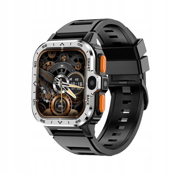Sportsmartwatch - ARHATREYA - Android 8.1 - GPS - Dubbelkamera - Svart