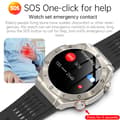 Miniatyrbild 9 av 11: INF Smartwatch: EKG, Sömnhjälp & Bluetooth-samtal