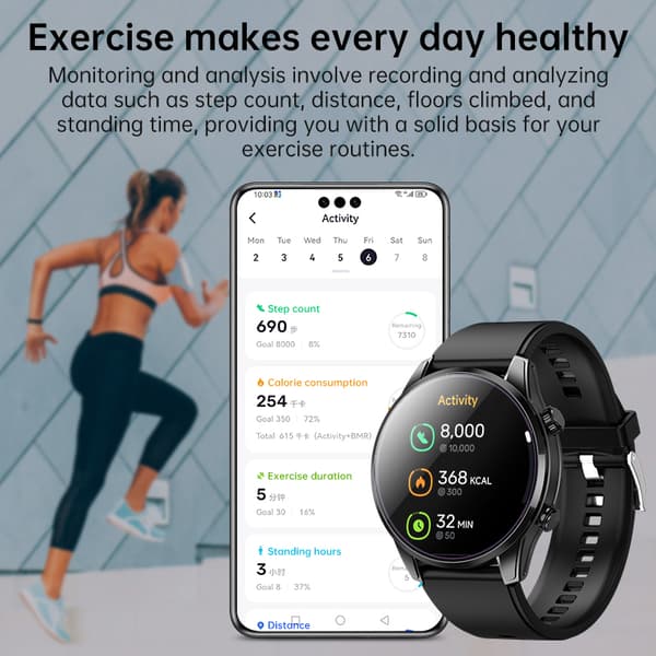 INF GPS Bluetooth Opkald Smartwatch - Sølv
