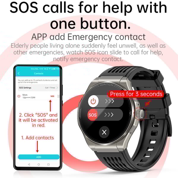 INF Älykello: EKG, Bluetooth-puhelut ja musiikki ranteessasi