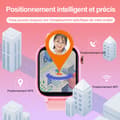 Miniatyrbild 2 av 5: K IKIDO Smartwatch Barn, Smart klocka med SOS, Musik, Videosamtal, GPS, bakgrundsbilder, vattentålig IP67, Rosa