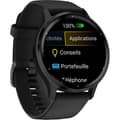 Miniatyrbillede 3 af 5: GPS Smartwatch - GARMIN - Venu 3 - WiFi - 35,4 mm (1,4) - Gråt stål, sort urkasse og sort silikonerem