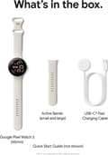 Miniatyrbild 4 av 4: Google Pixel Watch 3 45mm Wifi -Obsidian/Svart