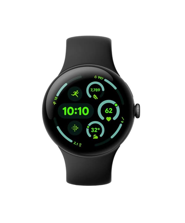 Google Pixel Watch 3 45mm Wifi -Obsidian/Svart