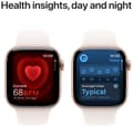 Miniatyrbild 3 av 4: Apple Watch Series 10 GPS 46mm - Rose Gold Aluminium Case with Light Blush Sport Band - M/L