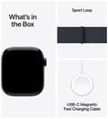 Miniatyrbild 4 av 4: Apple Watch Series 10 GPS + Cellular 46mm - Jet Black Aluminium Case with Ink Sport Loop