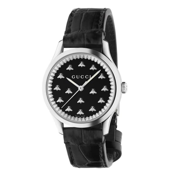 Naisten rannekellot Gucci YA1265055 Musta