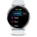 Miniatyrbillede 2 af 5: GPS Smartwatch - GARMIN - Venu 3 - WiFi - 35,4 mm - Sølvstål, Hvid Urkasse