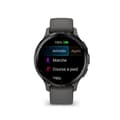 Miniatyrbillede 2 af 5: GPS Smartwatch - GARMIN - Venu 3S - 30,4 mm (1,2) - Gråt stål, mørkegråt urkasse og mørkegrå silikonerem