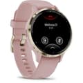Miniatyrbillede 3 af 5: GPS Smartwatch - GARMIN - Venu 3S - 30,4 mm (1,2) - Blødt guldstål, lyserødt urkasse og lyserød silikonerem