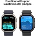 Miniatyrbillede 5 af 6: Apple Watch Ultra 2 GPS + Cellular - 49 mm - Urkasse i naturlig titanium - Tan Alpine Loop-rem - Stor