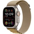 Miniatyrbillede 1 af 6: Apple Watch Ultra 2 GPS + Cellular - 49 mm - Urkasse i naturlig titanium - Tan Alpine Loop-rem - Stor