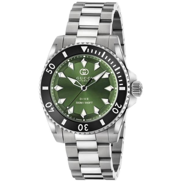 Herrklocka Gucci YA136363 Silvrig