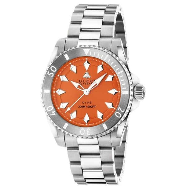 Herrklocka Gucci YA136355 Silvrig
