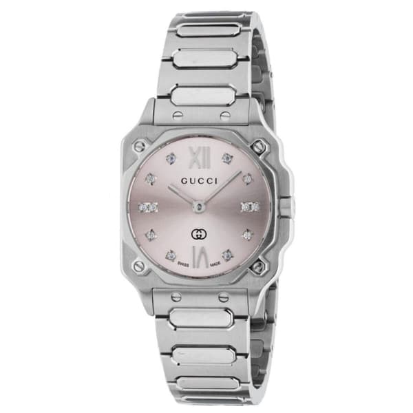 Damklocka Gucci YA166501 Silvrig