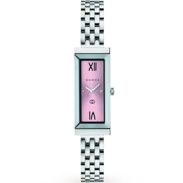 Damklocka Gucci YA127516 Silvrig
