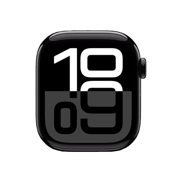 Apple Watch Series 10 Aluminum Cellular Jet Black 46mm Black Sport Band  Grade B Refurbished