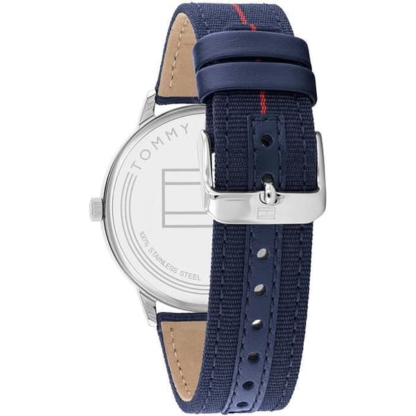 Klocka - Tommy Hilfiger - 1791844 - Analog Quartz - Blå tygrem - 43 mm