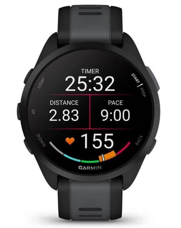 Smartwatch forerunner 165/sort 010-02863-20, Garmin