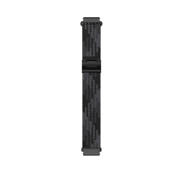 Polar klockarmband 20mm S/L, svart flätat