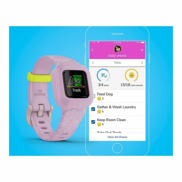 Aktiivisuusranneke GARMIN 010-02441-01 Pinkki