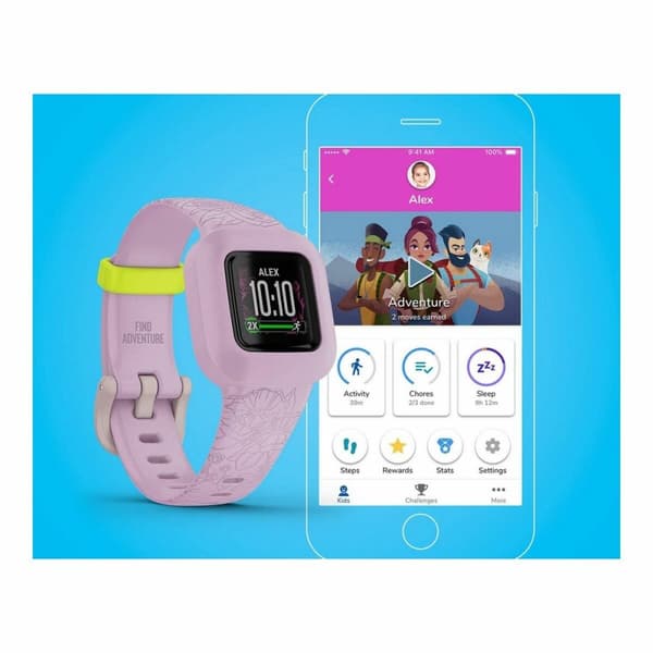 Aktiivisuusranneke GARMIN 010-02441-01 Pinkki