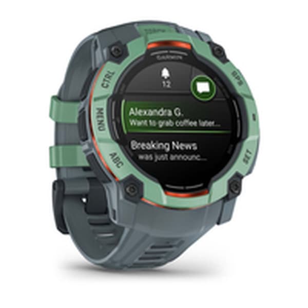 Miesten rannekellot GARMIN 010-03020-01 Musta Vihreä