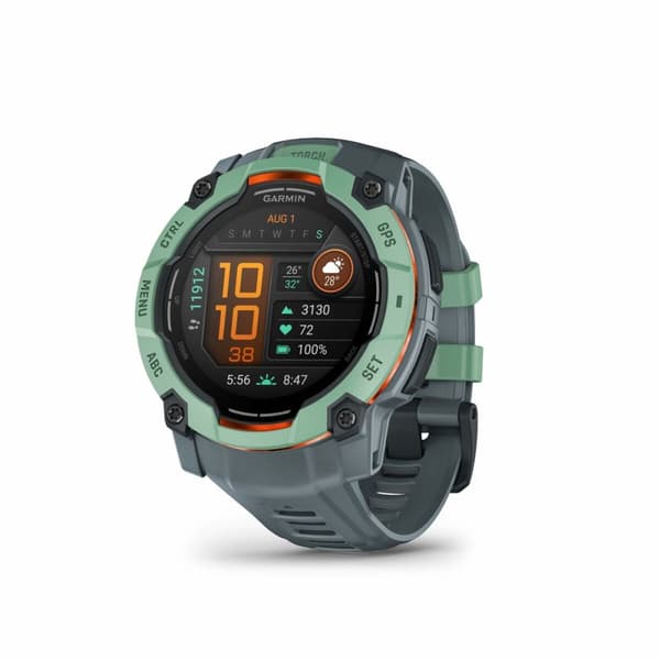 Miesten rannekellot GARMIN 010-03020-01 Musta Vihreä
