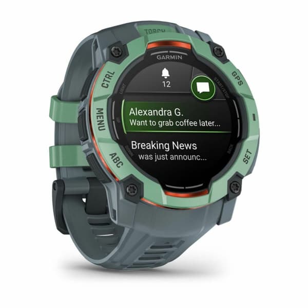 Miesten rannekellot GARMIN 010-03020-01 Musta Vihreä