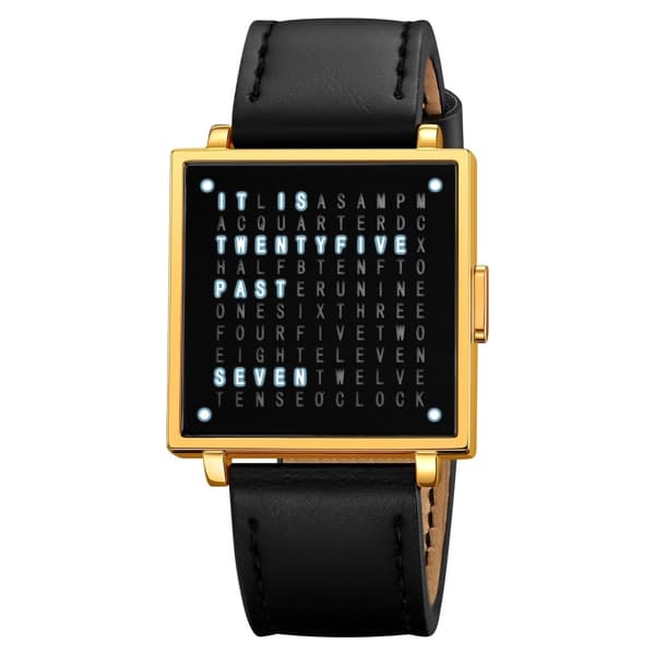 SKMEI Elektronisk Armbåndsur Digitalt Ur Dato Armbåndsur - Guld Læder