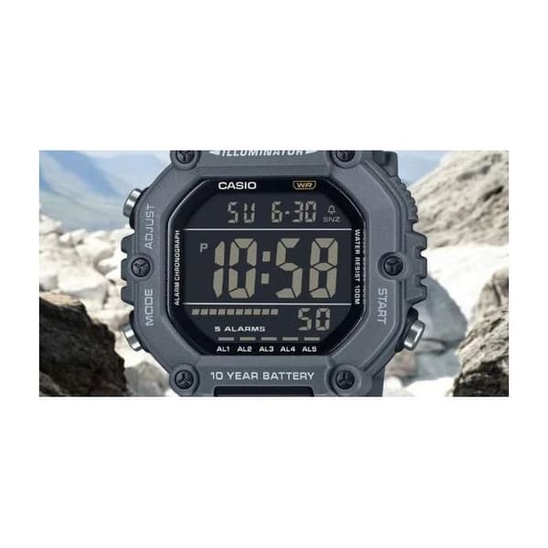Sportklocka - Casio - AE-1600H-8BV - Batteritid 10 år - Vattentålighet 100m - Digital
