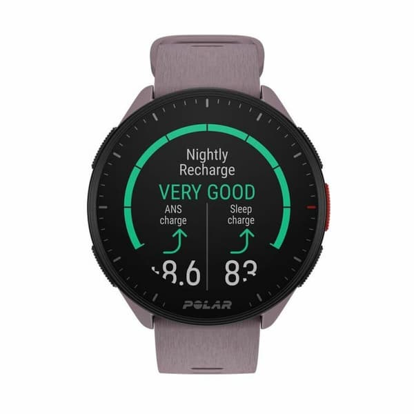 Smartwatch med stegräknare Running Polar Purpur 1,2"