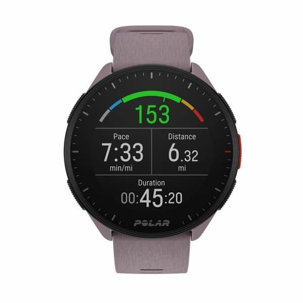 Smartwatch med stegräknare Running Polar Purpur 1,2"