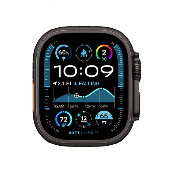 Apple Watch Ultra 2 Titanium Cellular Black 49mm Black Ocean Band Grade C Refurbished