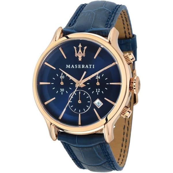 Klocka - Maserati - R8871618007 - Läder - Kvarts - Chic