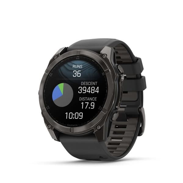 Smartwatch GARMIN 010-02905-21 Sort Titanium 1,4" 51 mm Ø 50 mm
