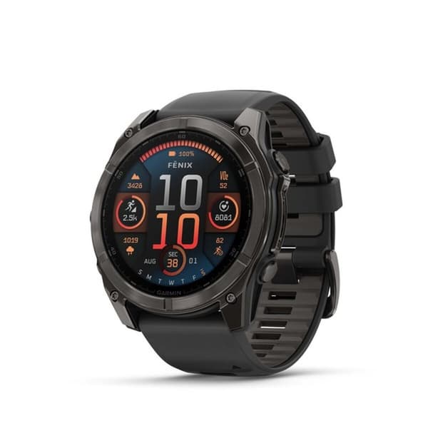 Smartwatch GARMIN 010-02905-21 Sort Titanium 1,4" 51 mm Ø 50 mm