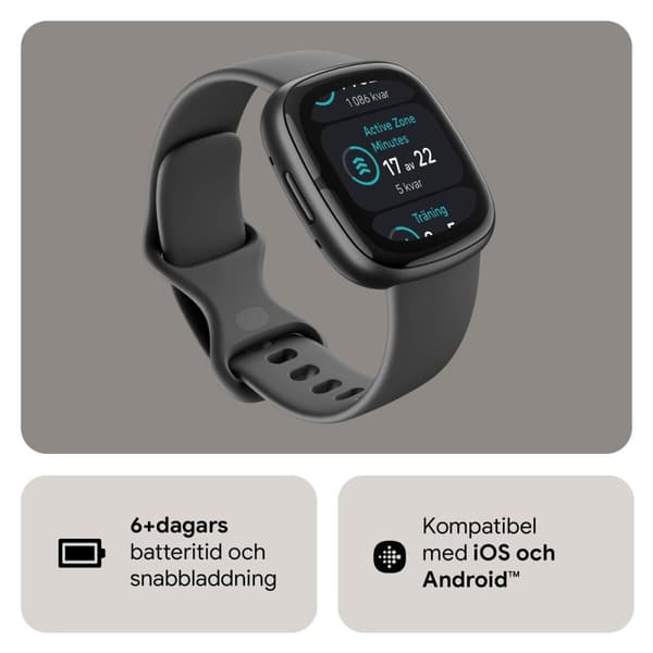 Smartklocka Google Sense 2 Grå 1,58"